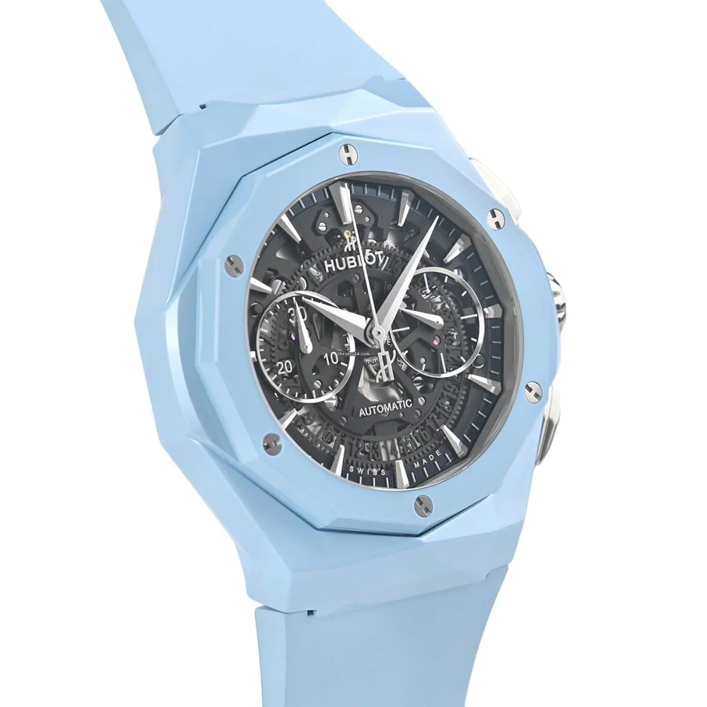 Hublot Classic Fusion Aerofusion Chronograph Orlinski Sky Blue 45mm